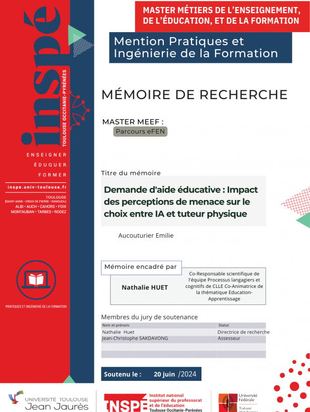 MASTER MÉTIERS DE L’ENSEIGNEMENT, DE L’ÉDUCATION, ET DE LA FORMATION