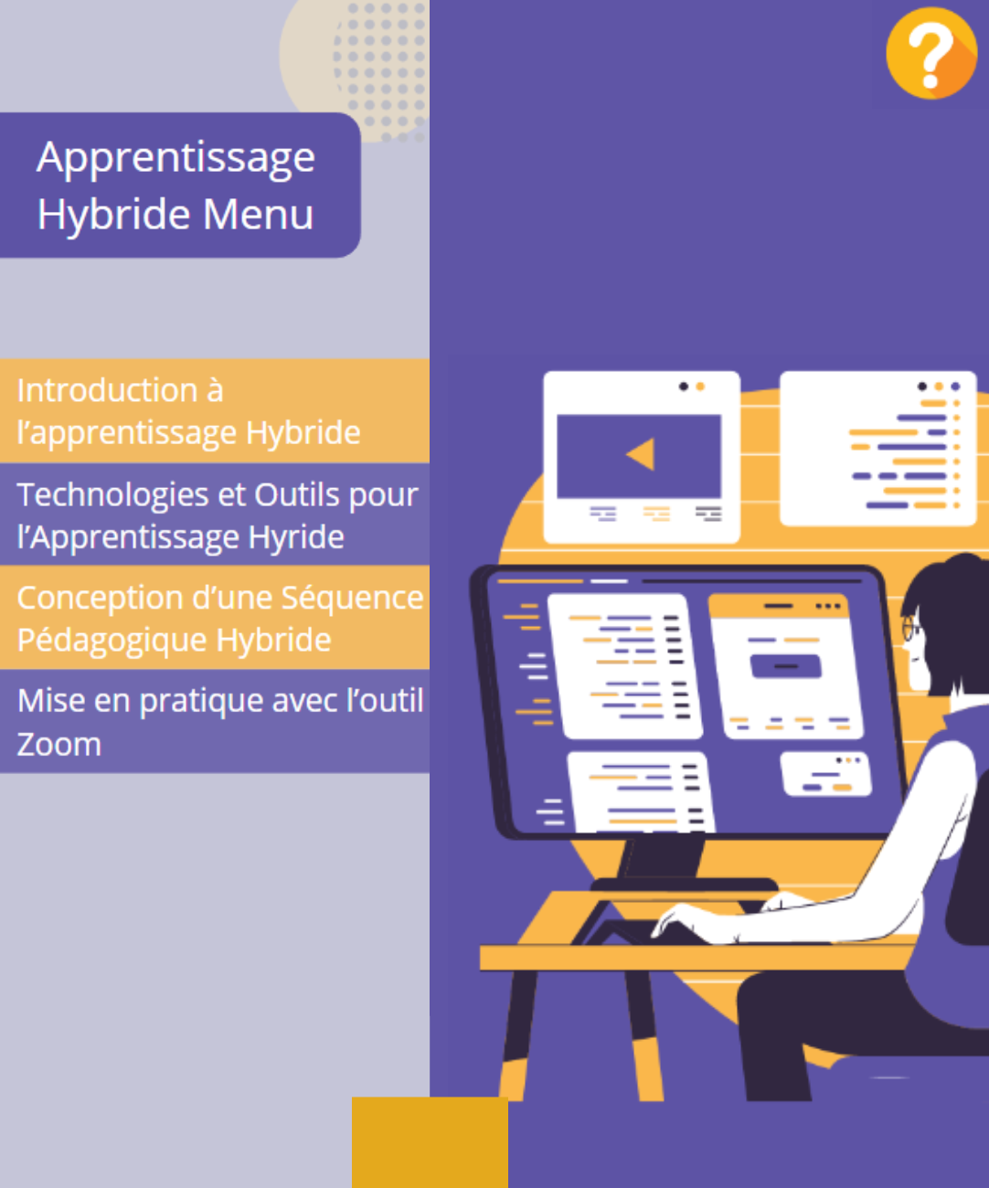 Module interactif sur l’apprentissage hybride